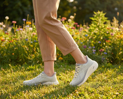 Take your walk outdoors.