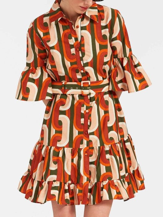 Elegant Sassy Dropped waist Mini Dress