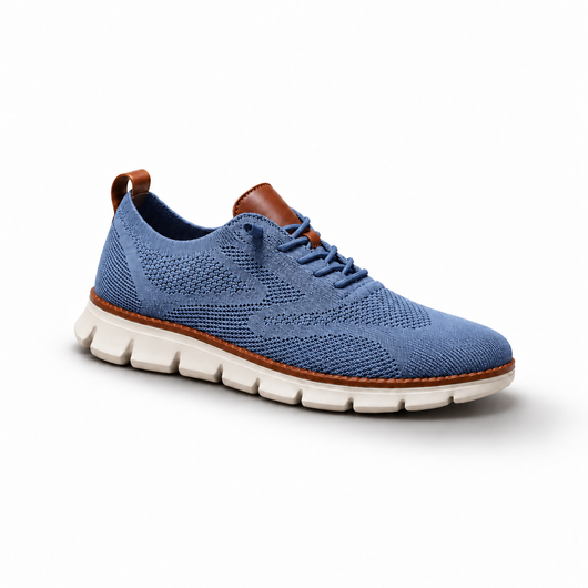 MYRA Ultra Comfortable Walker in Blue — studio photograph on white with soft shadow