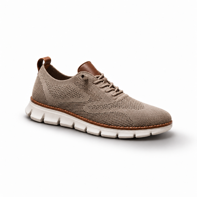 MYRA Ultra Comfortable Walker in Brown — studio photograph on white with soft shadow