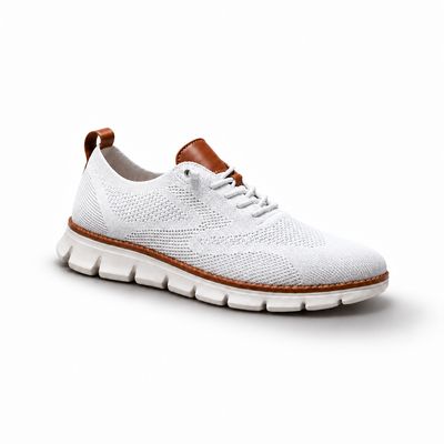 MYRA Ultra Comfortable Walker in White — studio photograph on white with soft shadow